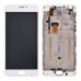 Дисплей для Meizu M3 Note с тачскрином и рамкой в сборе, цвет белый, версия M681h миниатюра 1
