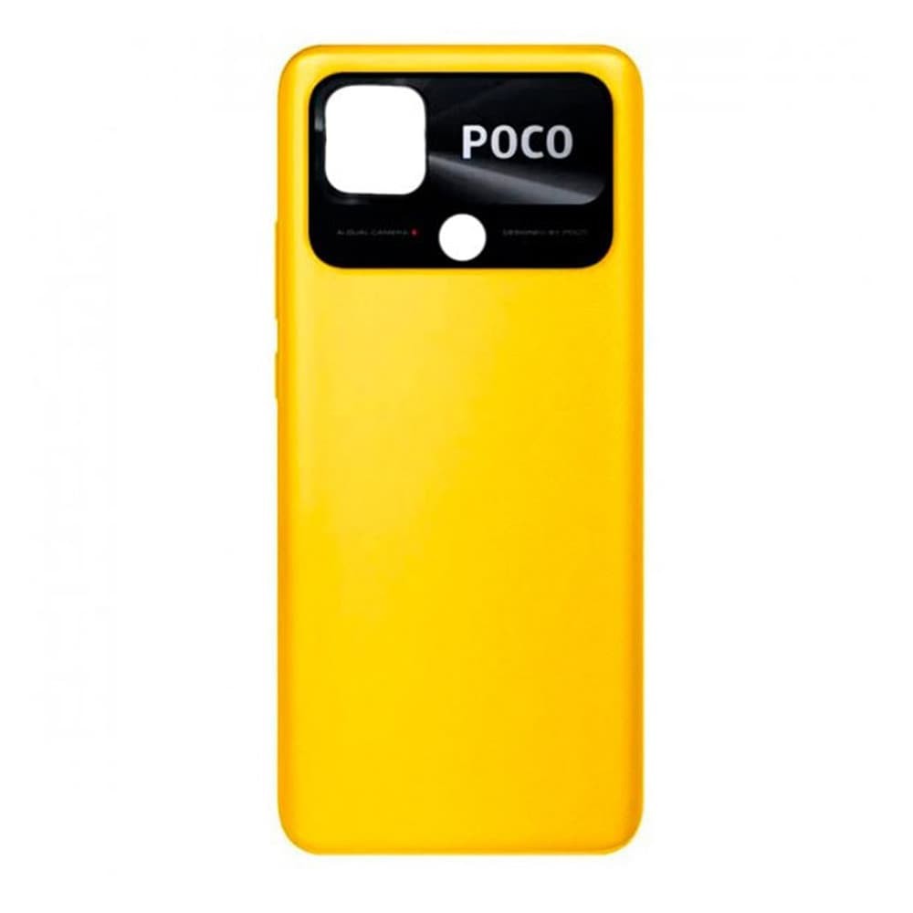 Задня кришка для Xiaomi Poco C40, колір жовтий фото 1