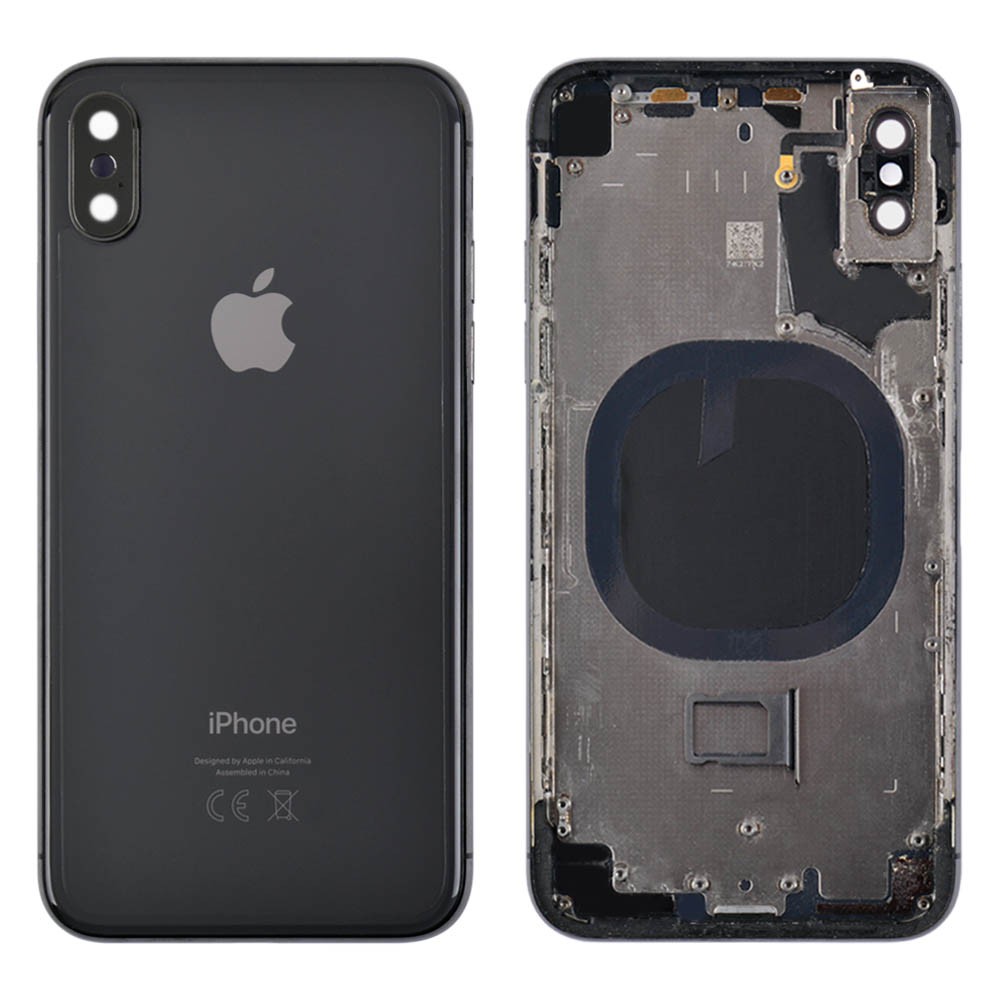 Корпус для iPhone X (5.8), цвет space grey, уценка фото 1