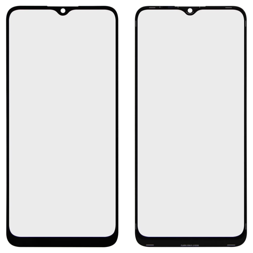 Скло корпусу для Realme C21/ C20/ C20A/ C11 2021 + OCA, колір чорний фото 1