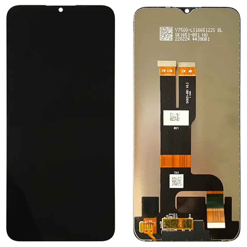 Дисплей для Realme C31, с тачскрином в сборе, цвет черный фото 1