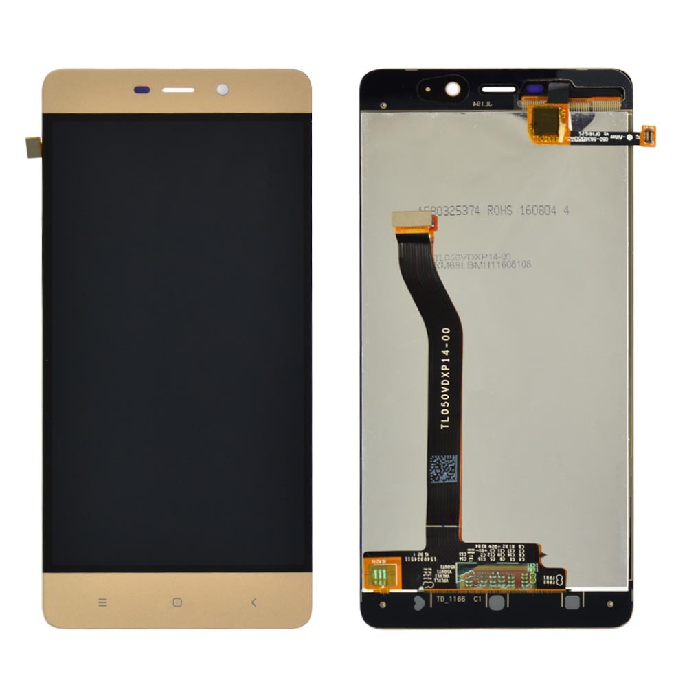 Дисплей для Xiaomi Redmi 4 Pro/Prime с тачскрином в сборе, цвет золотой, Orig PRC фото 1