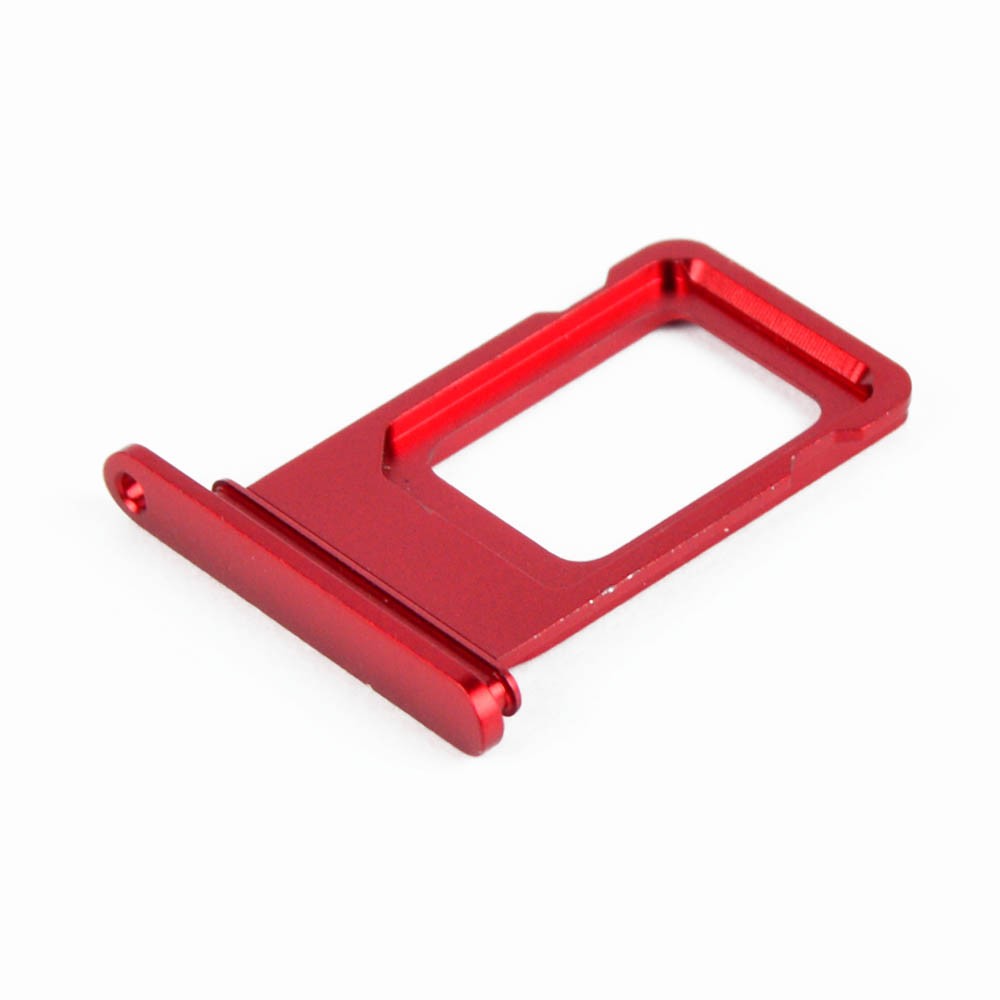 Держатель сим карты для iPhone XR Dual Sim, цвет красный фото 1