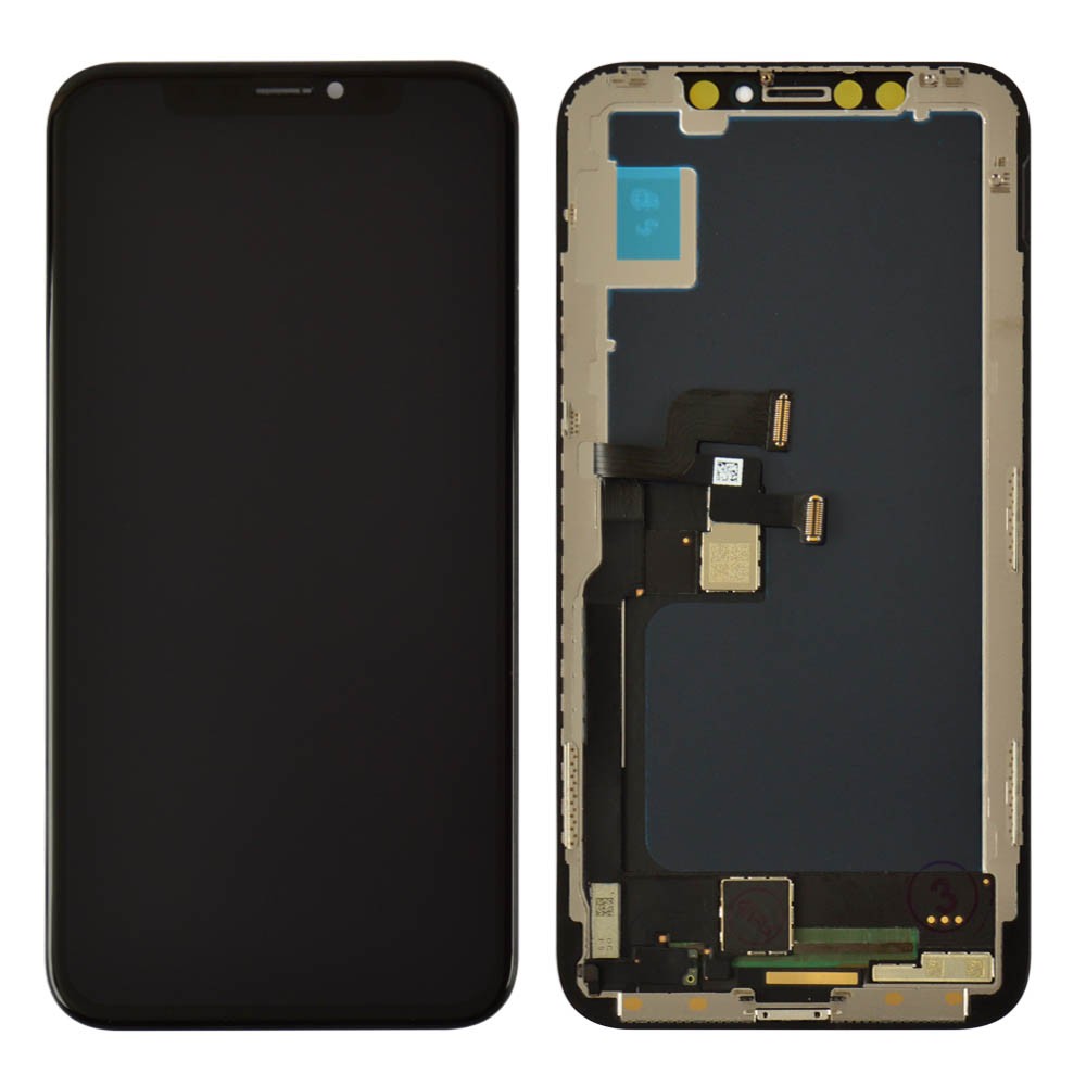 Дисплей для iPhone X (5.8) с тачскрином в сборе, цвет черный, Tian ma Incell, уценка фото 1