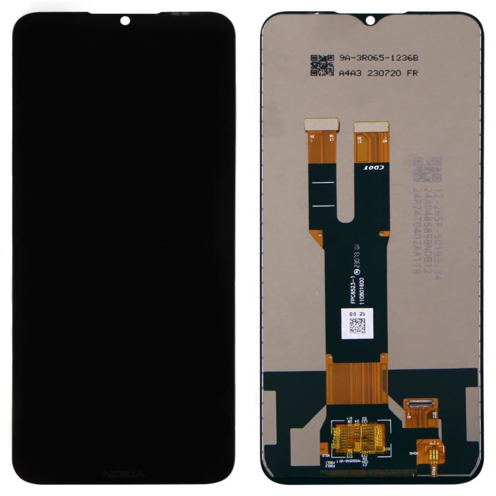 Дисплей для Nokia C22/ Nokia C32, с тачскрином в сборе, цвет черный, оригинал Китай фото 1