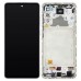 Дисплей для Samsung A725F/DS Galaxy А72 2021 (GH82-25460D) с тачскрином и рамкой, белый, сервисный оригинал миниатюра 1