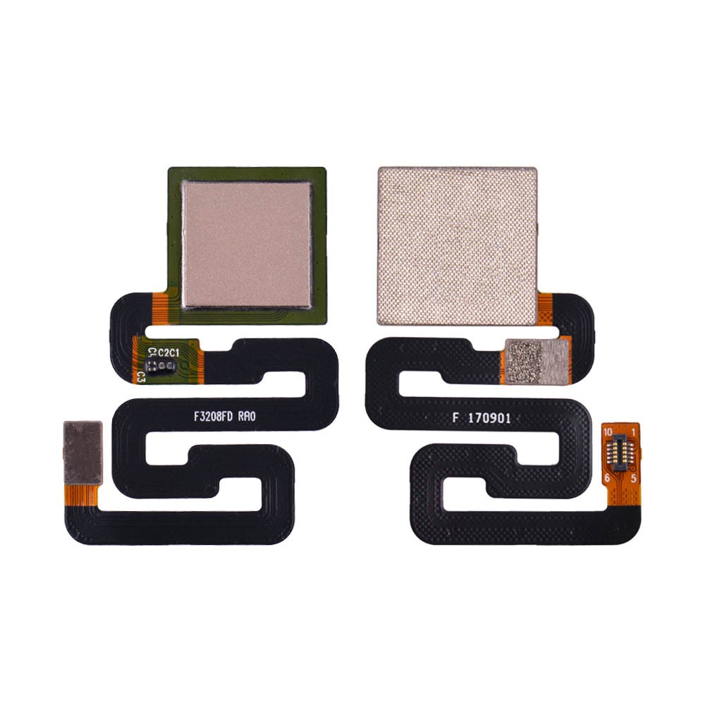 Шлейф для Xiaomi Redmi 4X із сенсором відбитка, колір золотий фото 1