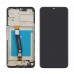 Дисплей для Samsung A226B Galaxy A22 2021 5G, з тачскріном і рамкою в зборі, колір чорний, IPS (TFT) миниатюра 1
