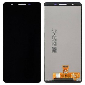 Дисплей для Samsung A013 (A013F/DS) Galaxy A01 2020 с тачскрином в сборе, ips (tft),  цвет черный, без рамки