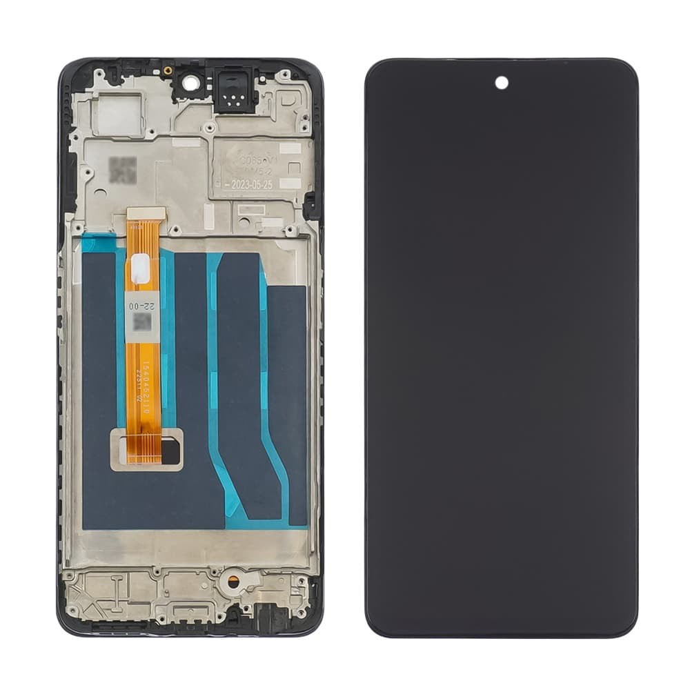 Дисплей для Oppo A98 5G, з тачскріном і рамкою в зборі, колір чорний фото 1