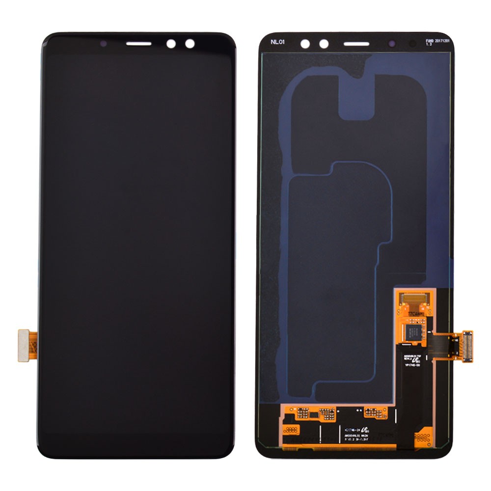Дисплей Samsung A730F/DS Galaxy A8 Plus (2018) з тачскрином у зборі, колір чорний, сервісний оригінал фото 1