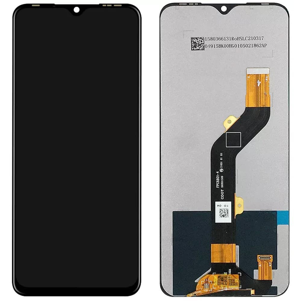 Дисплей для Infinix Hot 10S, з тачскріном в зборі, колір чорний фото 1