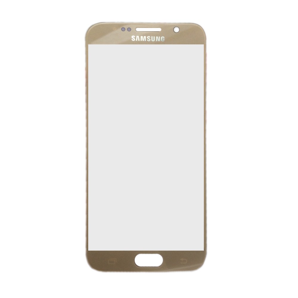 Стекло для Samsung G920F Galaxy S6, цвет золотой фото 1