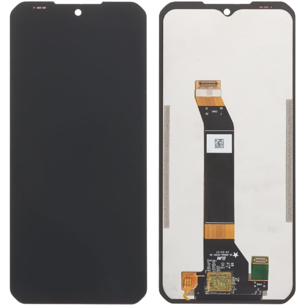 Дисплей для Doogee V30/ V30T/ V Max/ S100/ S100 Pro, з тачскріном, чорний фото 1