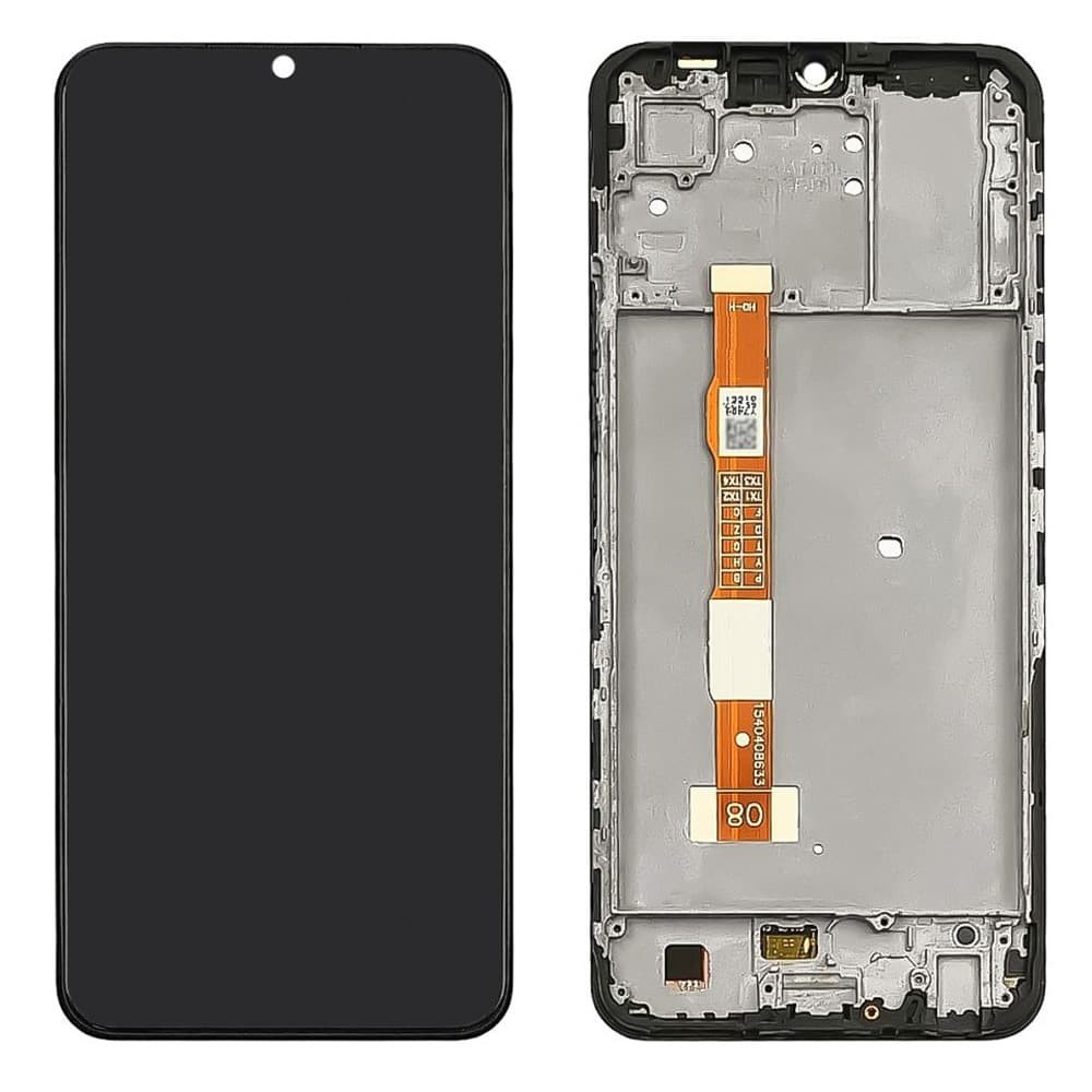 Дисплей для Vivo Y33S, с тачскрином и рамкой в сборе, цвет черный фото 1