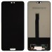 Дисплей для Huawei P20 2018 (EML-L29/EML-L09) з тачскрином у зборі, колір чорний, оригінал із заміненим склом миниатюра 1