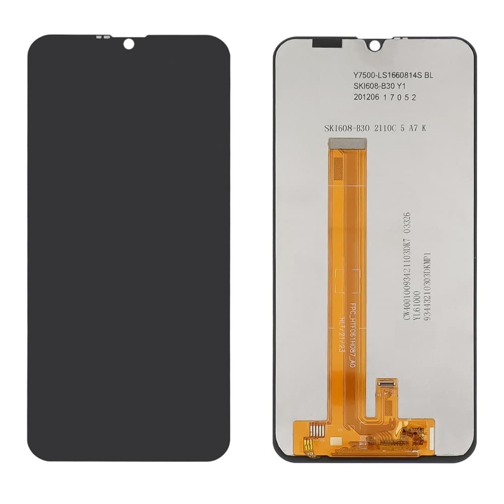 Дисплей для Blackview A50, с тачскріном, чорний фото 1