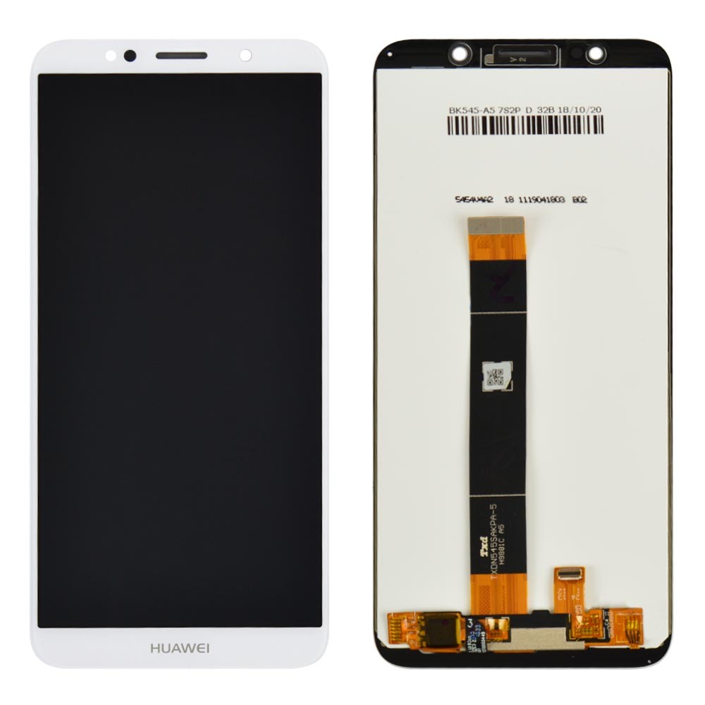 LCD Huawei Y5 (2018)/Y5 Prime (2018)/Honor 7A (DRA-L21/DRA-L22/DUA-L22) + Touchscreen (white) Original L OK фото 1 Дисплей для Huawei Y5 (2018), Y5 Prime (2018), Honor 7A (DRA-L21/DRA-L22/DUA-L22), Y5P 2020 с тачскрином в сборе, цвет белый, оригинал фото 1