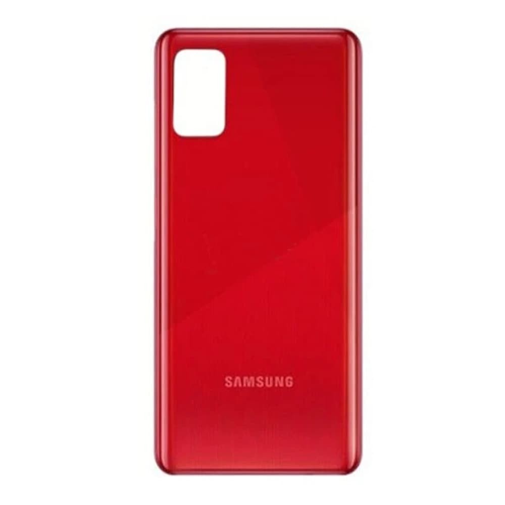 Задняя крышка для Samsung A415 Galaxy A41, цвет красный фото 1