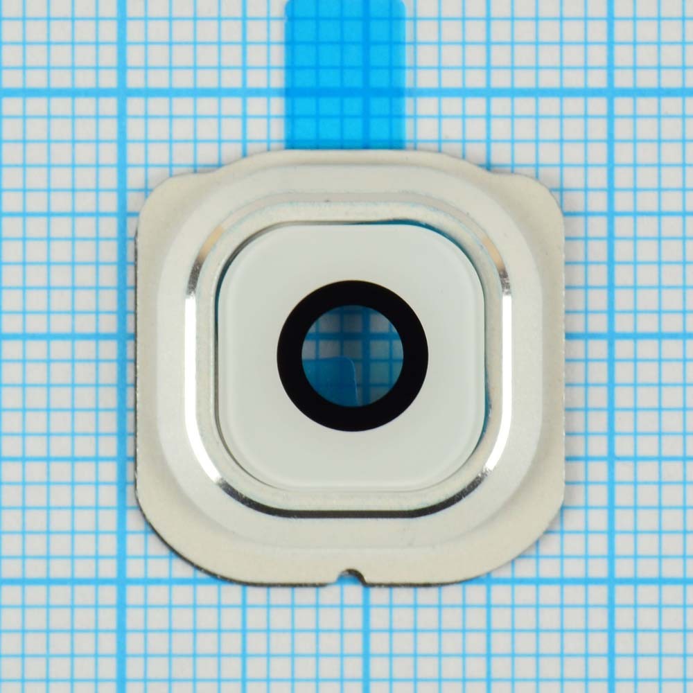 Скло камери для Samsung G925F / DS Galaxy S6 Edge (2015), колір білий фото 1