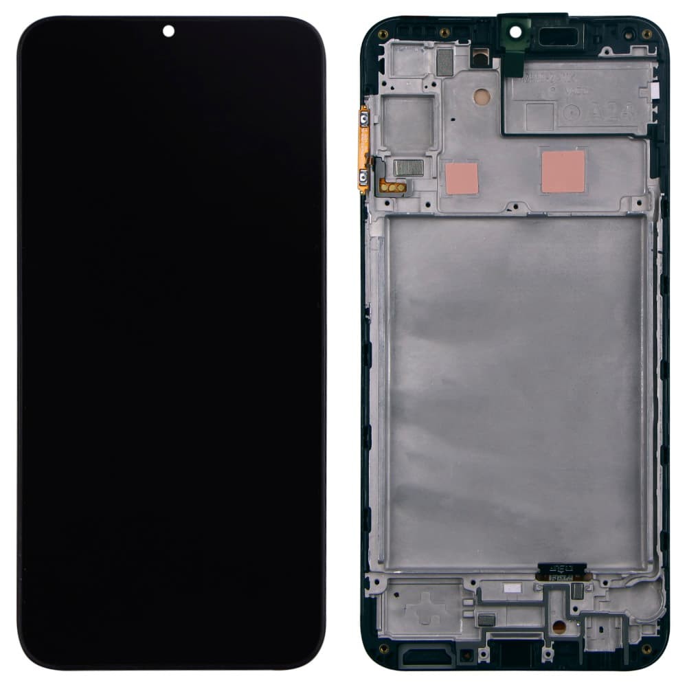 Дисплей для Samsung A245F Galaxy A24 2023, с тачскрином и рамкой в сборе, цвет черный, OLED фото 1