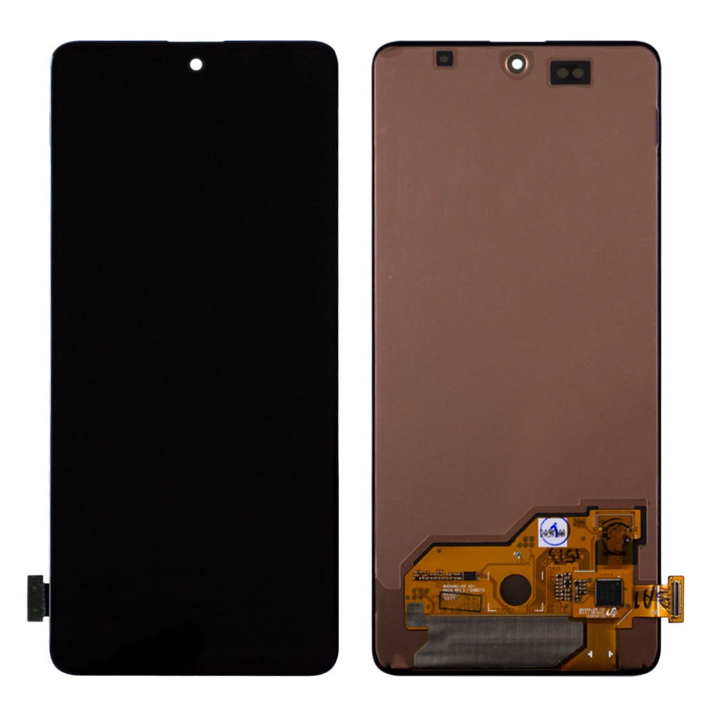 Дисплей для Samsung A515F /DS Galaxy A51 с тачскрином сборе, цвет черный, оригинал с замененным стеклом фото 1