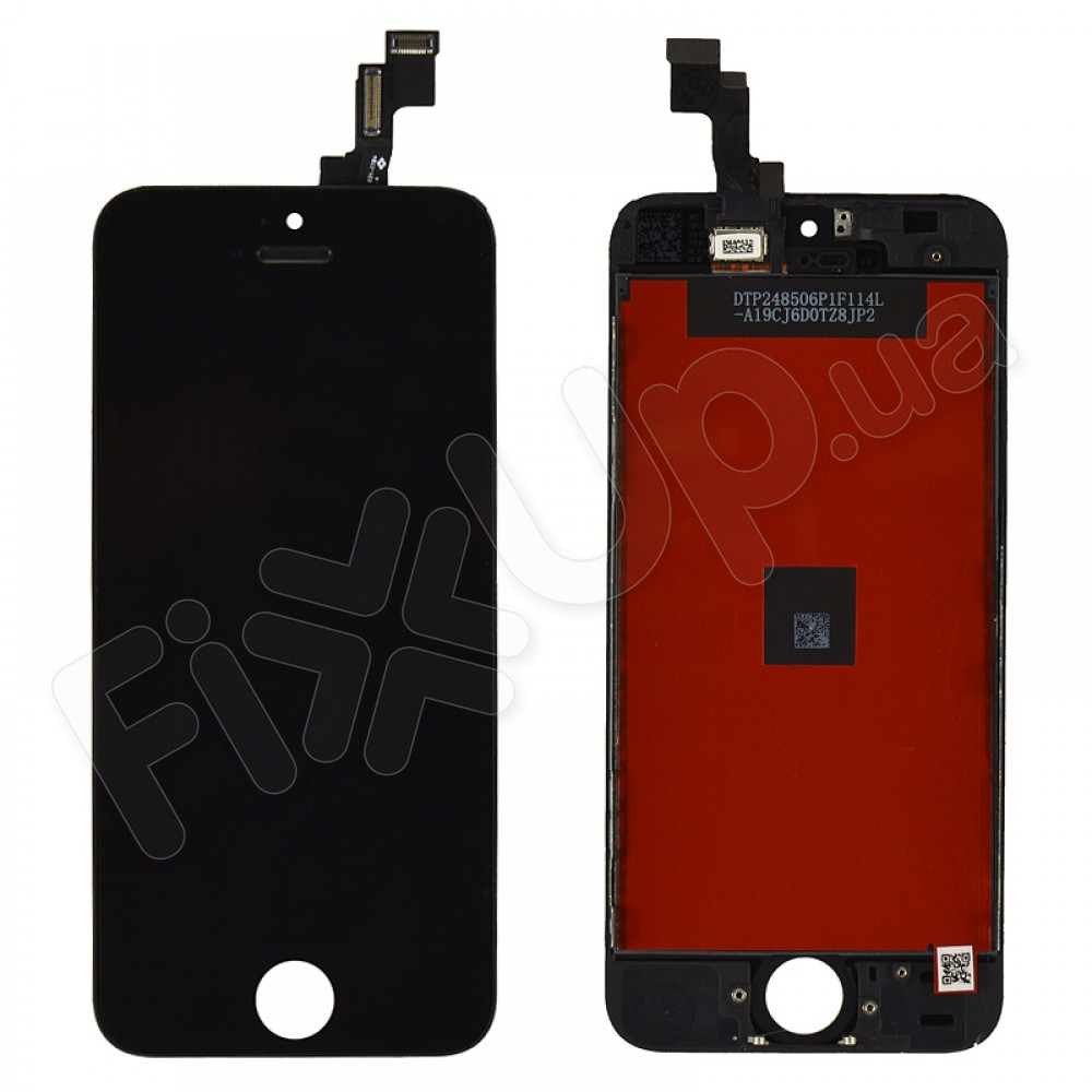 LCD iPhone 5S/SE + Touchscreen (black) high China (TEST OK) фото 2 Дисплей iPhone 5S, iPhone SE с тачскрином в сборе, цвет черный, Китай высокого качества, TEST OK фото 2