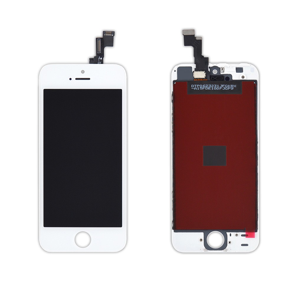 Дисплей iPhone 5S, iPhone SE с тачскрином в сборе, цвет белый, TEST OK фото 1