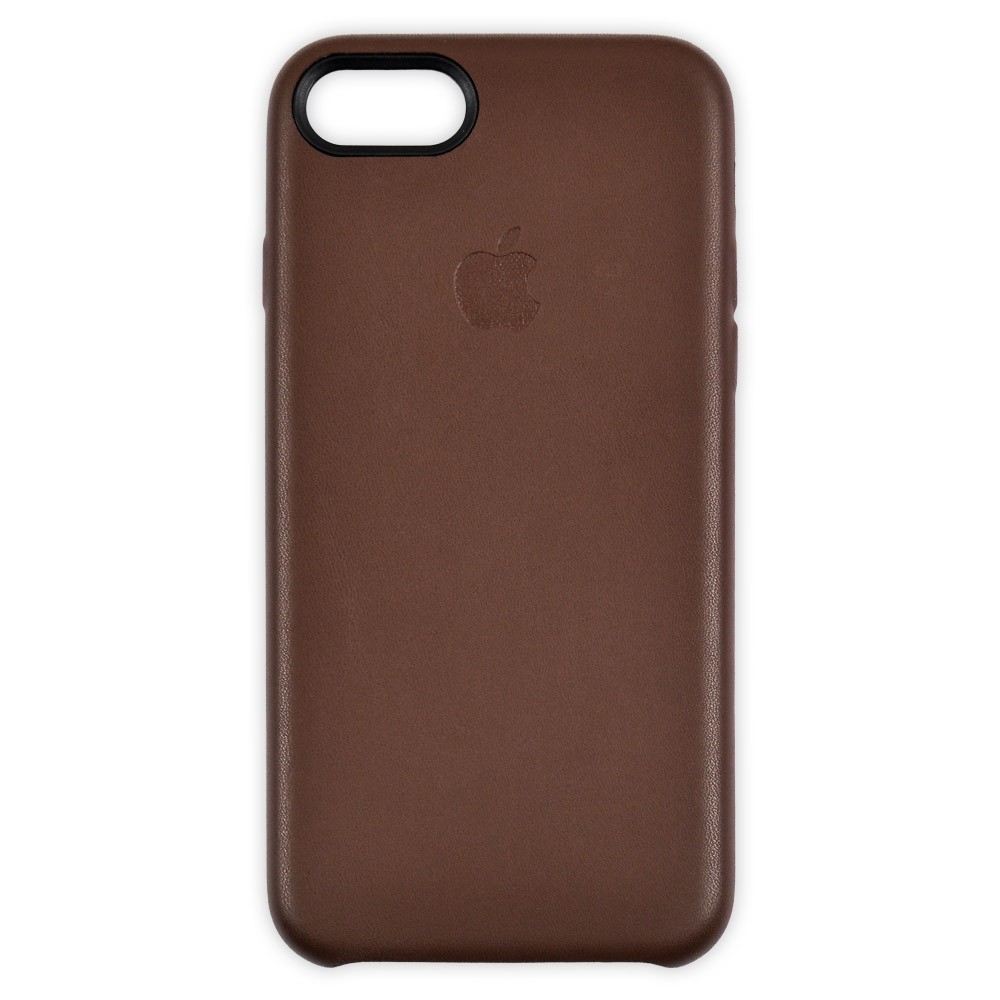 Leather Case iPhone 7 (4.7)/8 (4.7) original (brown) фото 1 Чехол кожаный (Leather Case) для iPhone 7/8, цвет коричневый, оригинал фото 1