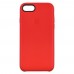 Чехол кожаный (Leather Case) для iPhone 7/8, цвет красный, оригинал миниатюра 1