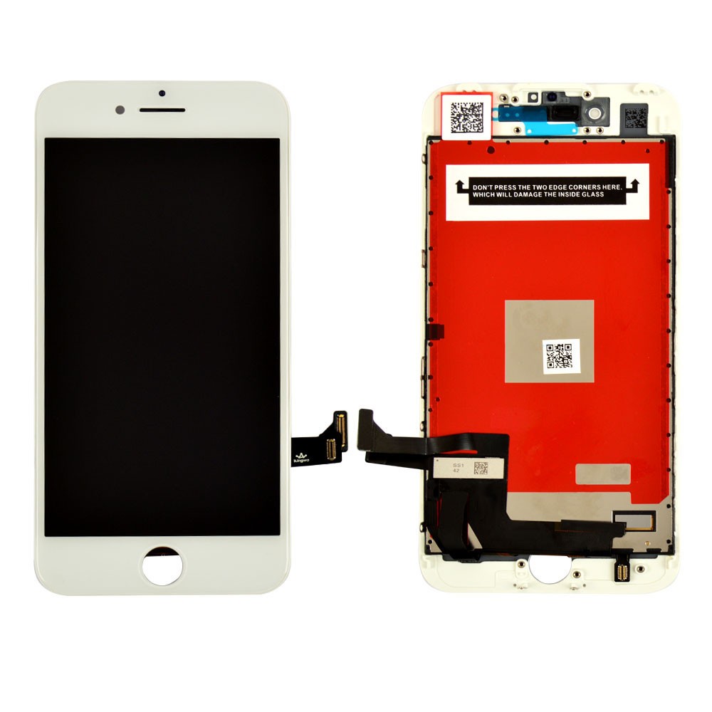 LCD iPhone 7 (4.7) + Touchscreen (white) high China Kingwo TEST OK фото 1 Дисплей для iPhone 7 з тачскрином у зборі, колір білий, Китай високої якості (Kingwo) фото 1