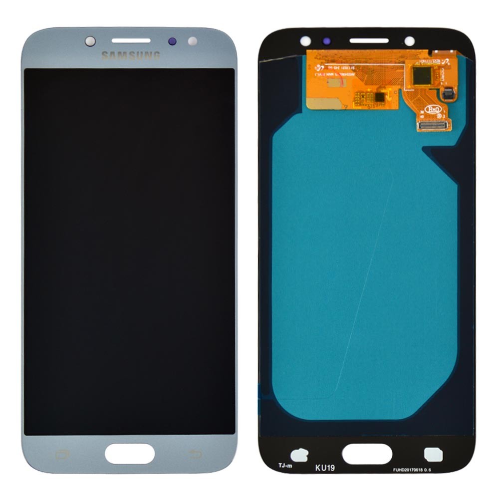 Дисплей для Samsung J730F, J730H, J730M /DS Galaxy J7 (2017) с тачскрином в сборе, цвет синий, OLED фото 1