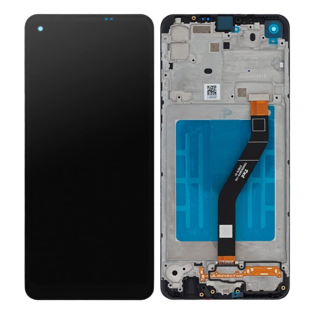 Дисплей для Samsung A215F /DS Galaxy A21 2020 (GH82-22988B) с тачскрином в сборе, цвет черный, сервисный оригинал фото 1