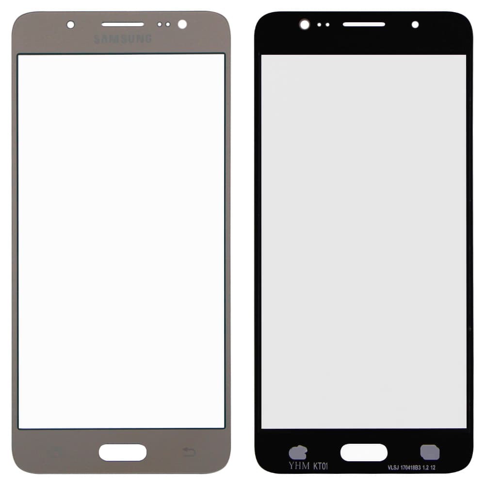 Скло корпусу для Samsung J510/DS Galaxy J5 2016 + OCA, колір золотий фото 1