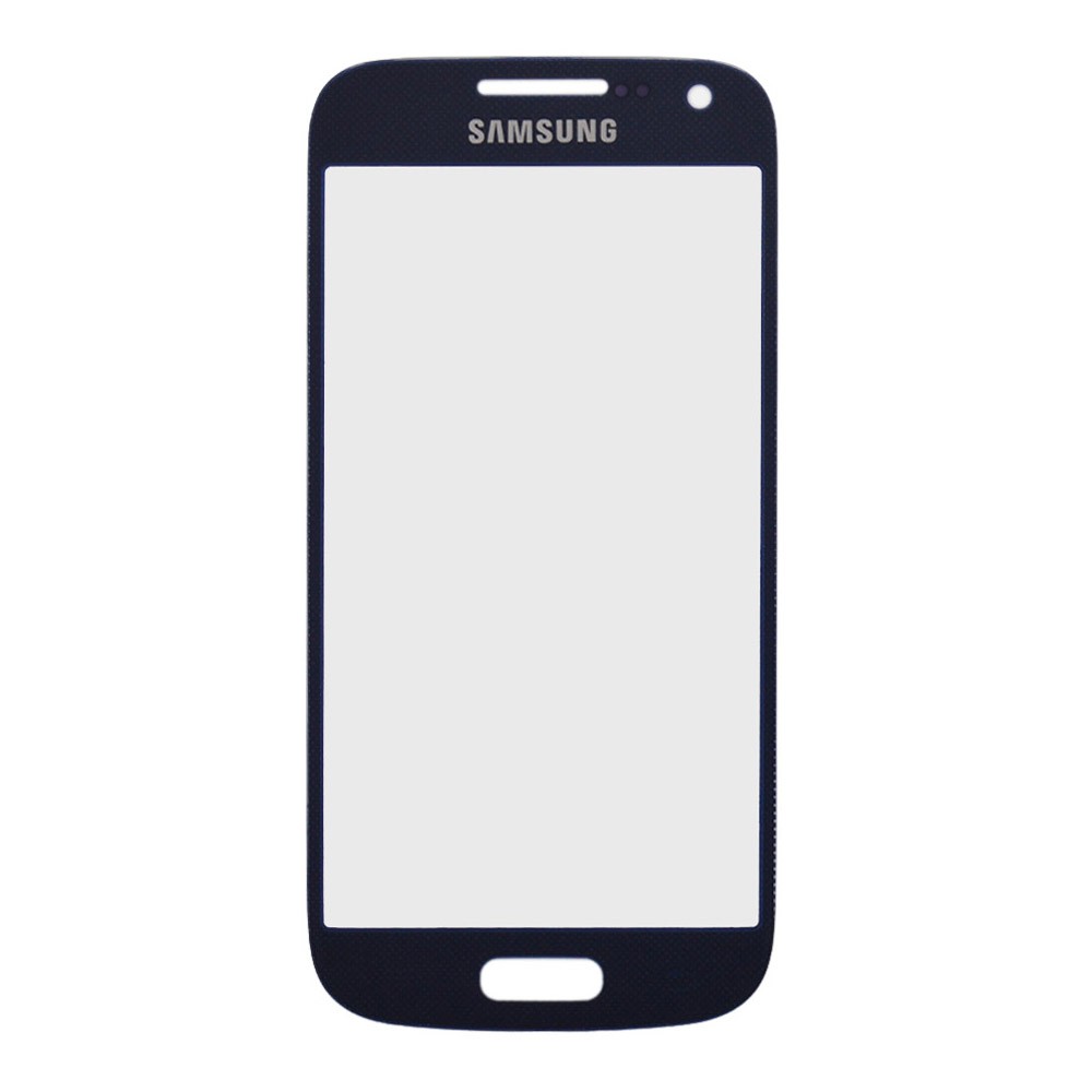 Стекло для Samsung i9190 Galaxy S4 mini, цвет синий фото 1