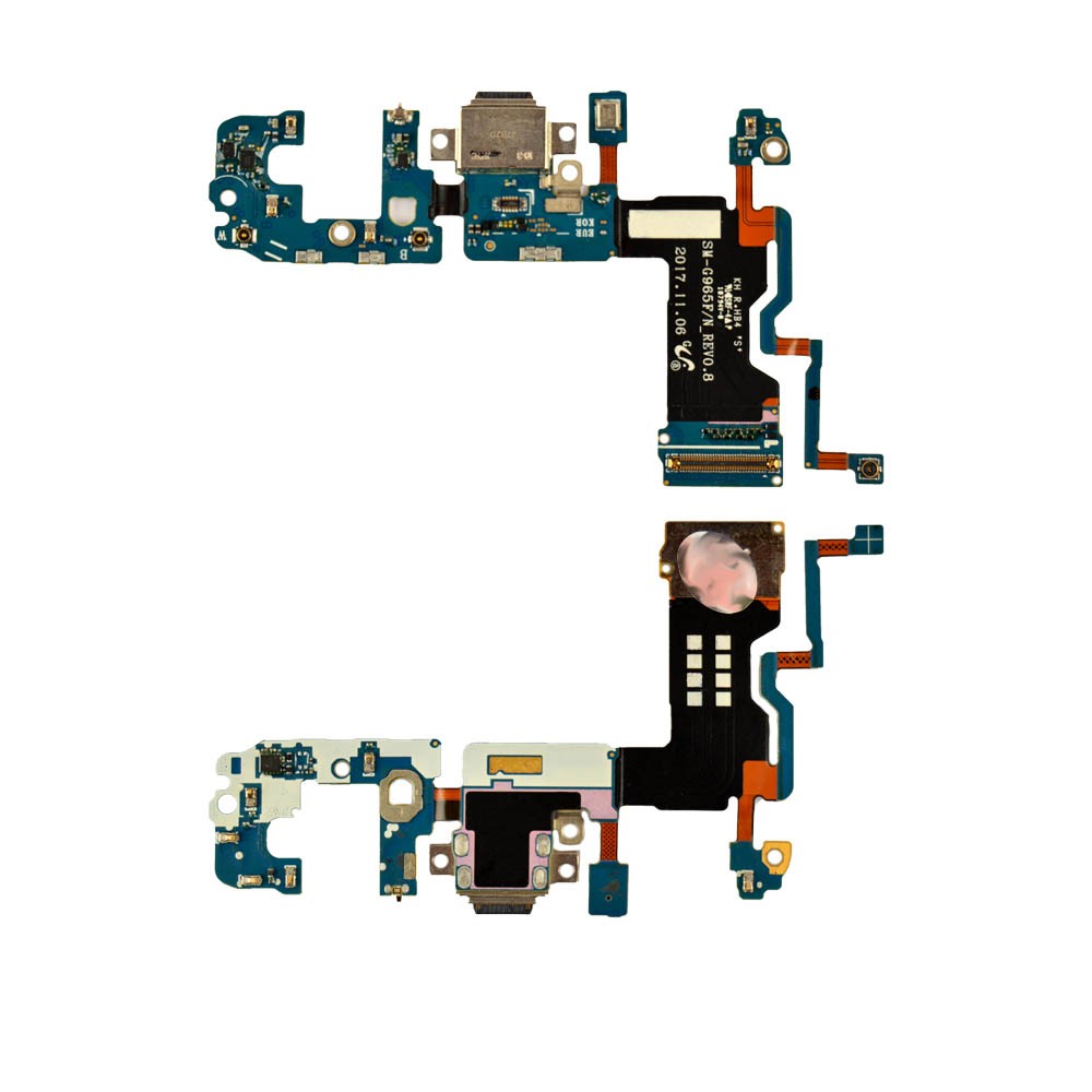 Шлейф для Samsung G965 Galaxy S9+ (2018) с разъемом зарядки фото 1