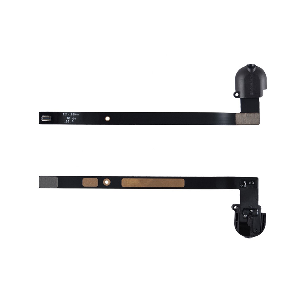 Шлейф для iPad 5 Air с разъемом наушников, цвет черный фото 1