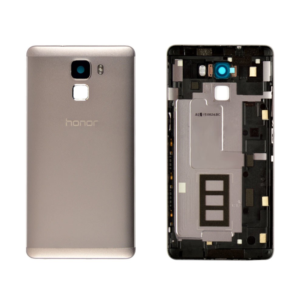 Задняя крышка для Huawei Honor 7 (PLK-L01), оригинал, цвет серебро фото 1