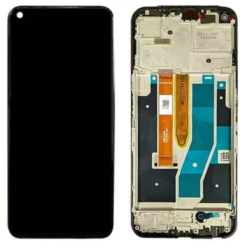Дисплей для OnePlus Nord CE 3 Lite, з тачскріном і рамкою, чорний фото 1