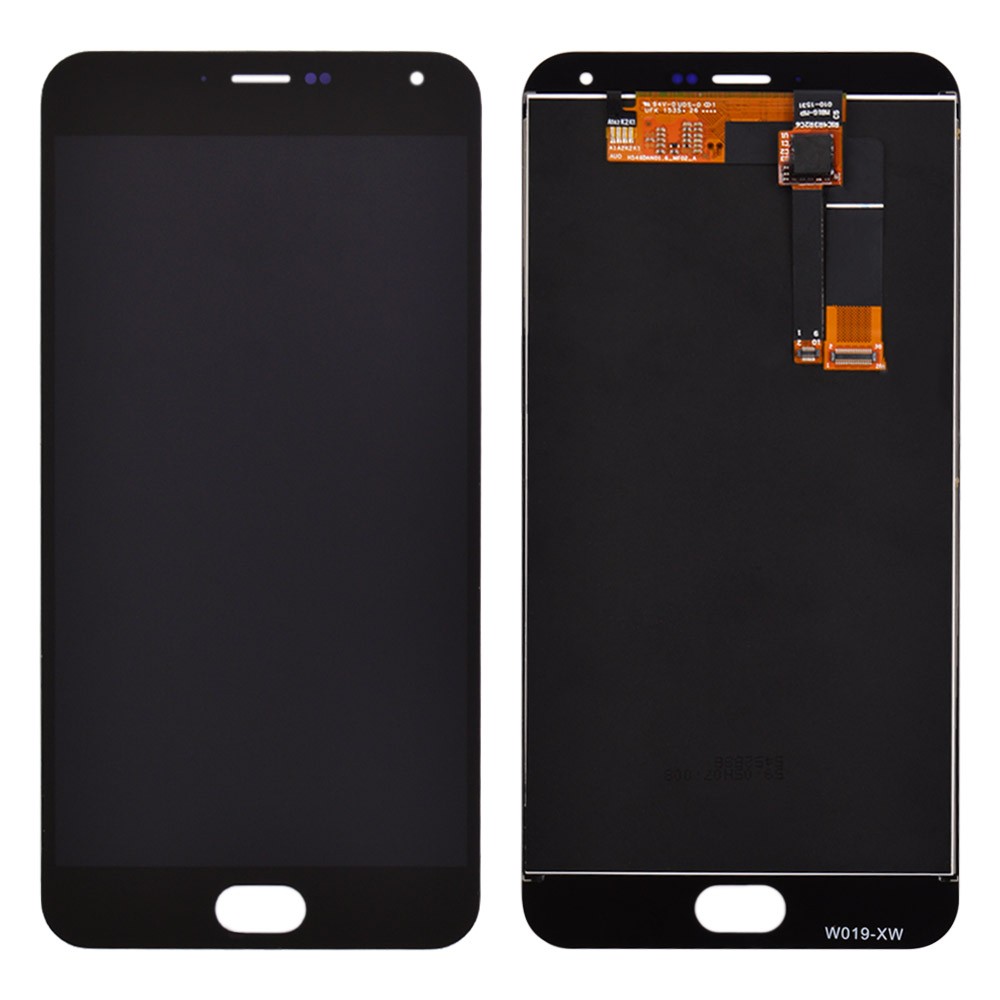 Дисплей Meizu M2 Note с тачскрином в сборе, цвет черный, черный шлейф, Orig PRC, уценка фото 1
