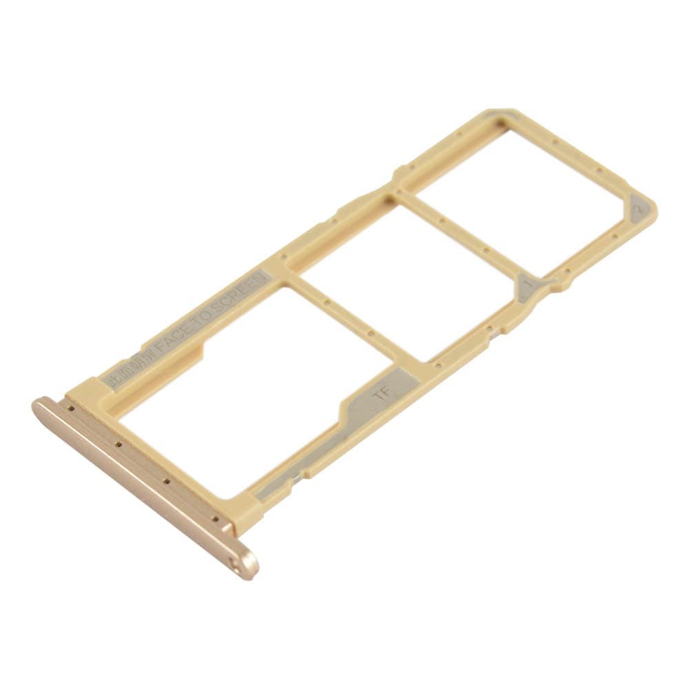 Держатель сим карты для Xiaomi Redmi 7A, цвет золотой фото 1