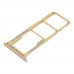 Держатель сим карты для Xiaomi Redmi 7A, цвет золотой миниатюра 1