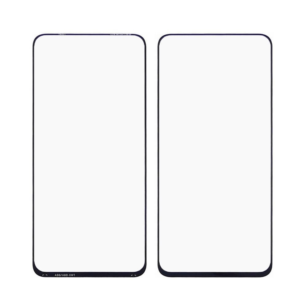 Стекло корпуса для Samsung A805, A905 Galaxy A80/A90 2019, цвет черный фото 1