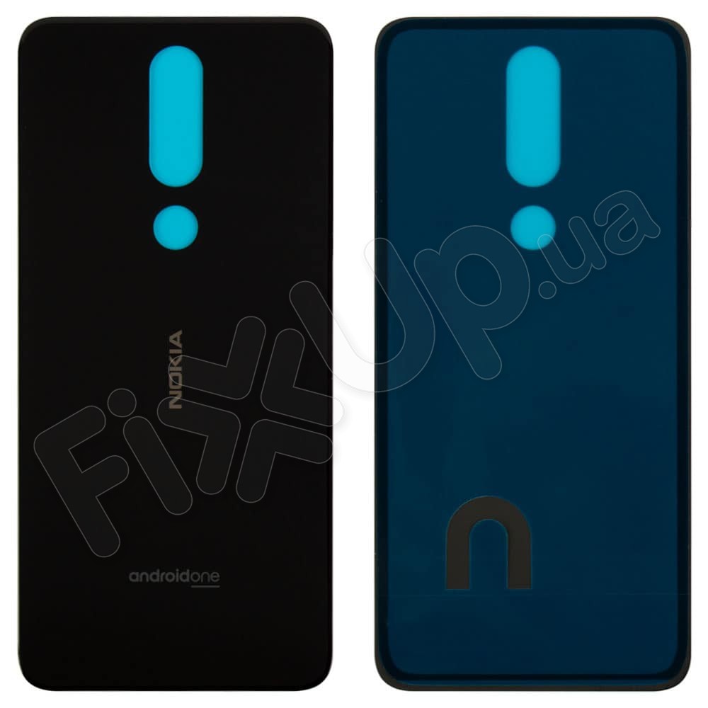 Задняя крышка для Nokia 5.1 Plus Dual Sim, цвет черный фото 1