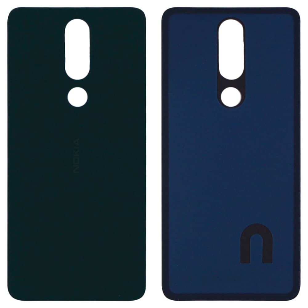 Задня кришка для Nokia 5.1 Plus Dual Sim, колір сірий фото 1