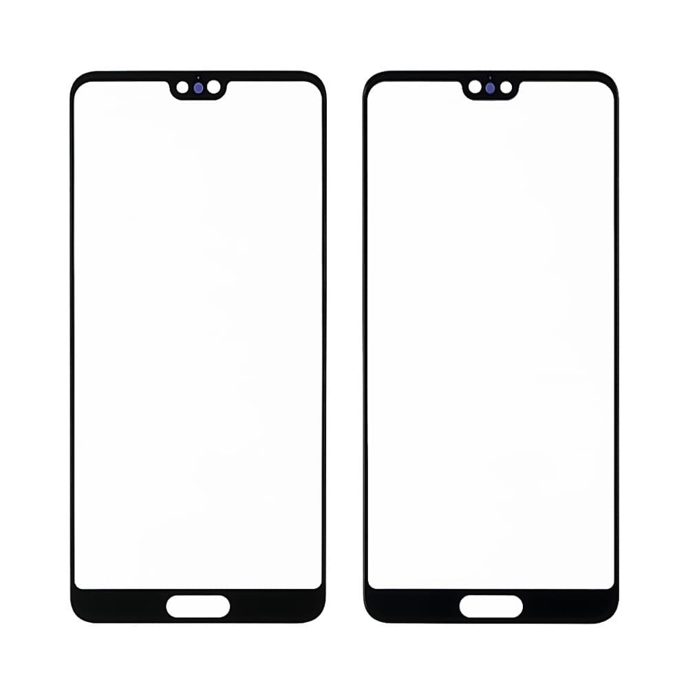 Стекло корпуса для Huawei P20 2018 + OCA, цвет черный фото 1
