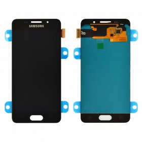 Дисплей Samsung Galaxy A3 A310F (2016) з тачскріном у зборі, без рамки, oled small lcd,  колір чорний