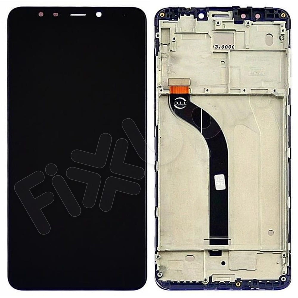 Дисплей для Xiaomi Redmi 5 с тачскрином и рамкой в сборе, цвет черный фото 1