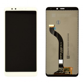 Дисплей для Xiaomi Redmi 5 с тачскрином в сборе, оригинал,  цвет белый, без рамки
