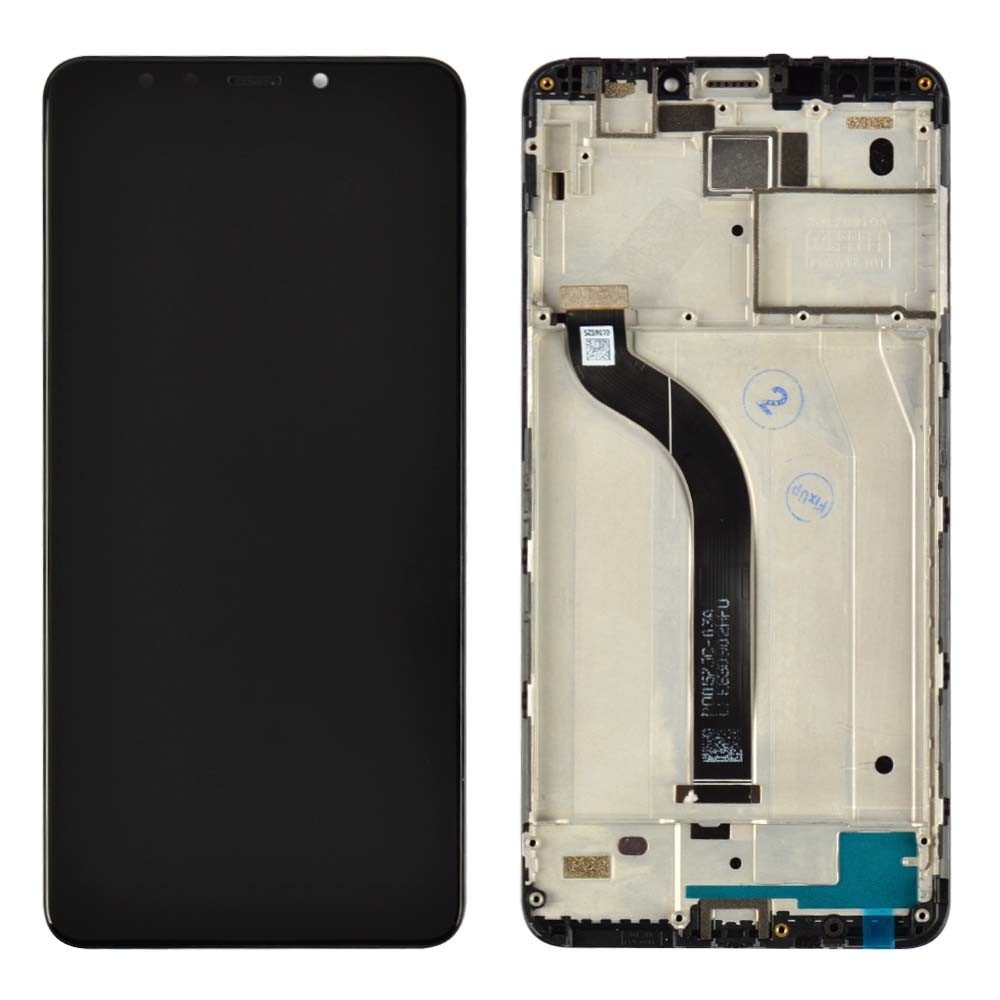 Дисплей для Xiaomi Redmi 5 с тачскрином и рамкой в сборе, цвет черный, Orig PRC фото 1